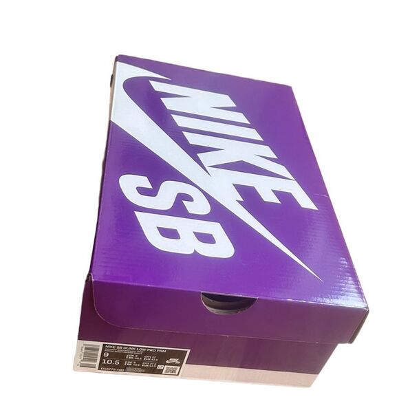 Nike SB - Dunk Low Pro PRM (Midnight Navy/Desert Ochre) Men Size 9 - Picture 7 of 8